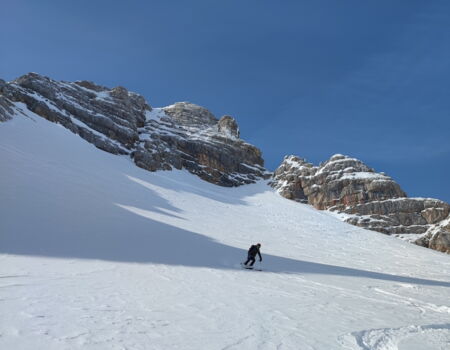 Abfahrt vom Dachstein