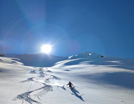 Skitour Abfahrt (1)