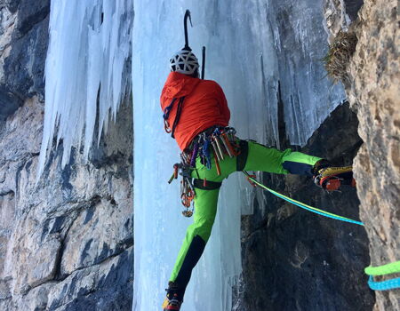 Eisklettern, Geführte Eisklettertour, Mayerl Alpin