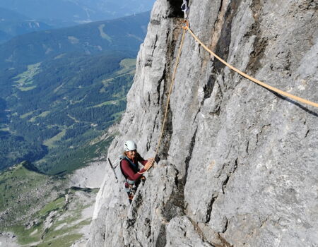 Klettern, Steinerweg - Dachstein Südwand, Mayerl Alpin